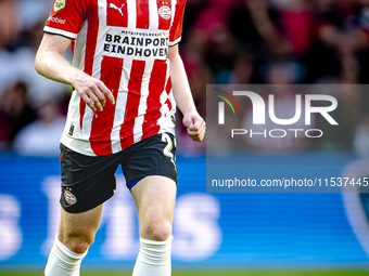 PSV player Jerdy Schouten during the match PSV vs. Go Ahead Eagles at the Philips Stadium for the Dutch Eredivisie 4th round season 2024-202...