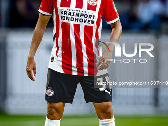 PSV player Richard Ledezma during the match between PSV and Go Ahead Eagles at the Philips Stadium for the Dutch Eredivisie 4th round season...