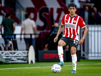 PSV player Richard Ledezma during the match between PSV and Go Ahead Eagles at the Philips Stadium for the Dutch Eredivisie 4th round season...