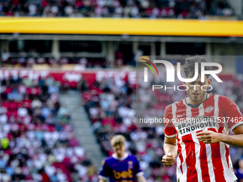 PSV player Ricardo Pepi during the match between PSV and Go Ahead Eagles at the Philips Stadium for the Dutch Eredivisie 4th round season 20...