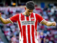 PSV player Ricardo Pepi during the match between PSV and Go Ahead Eagles at the Philips Stadium for the Dutch Eredivisie 4th round season 20...