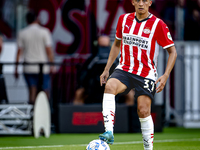 PSV player Richard Ledezma during the match between PSV and Go Ahead Eagles at the Philips Stadium for the Dutch Eredivisie 4th round season...