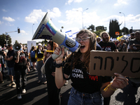 Relatives And Supporters Of Israeli Hostages Taken Captive In The Gaza Strip Since The October 7 Attacks By Palestinian Hamas Militants, Rai...