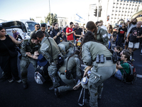 Relatives And Supporters Of Israeli Hostages Taken Captive In The Gaza Strip Since The October 7 Attacks By Palestinian Hamas Militants, Rai...