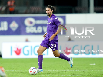 Yacine Adly of ACF Fiorentina during the Serie A Enilive match between ACF Fiorentina and AC Monza at Stadio Artemio Franchi on September 01...