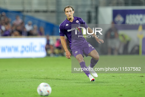 Edoardo Bove of ACF Fiorentina during the Serie A Enilive match between ACF Fiorentina and AC Monza at Stadio Artemio Franchi on September 0...