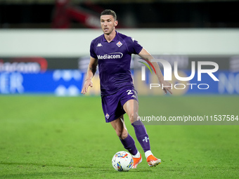 Robin Gosens of ACF Fiorentina during the Serie A Enilive match between ACF Fiorentina and AC Monza at Stadio Artemio Franchi on September 0...