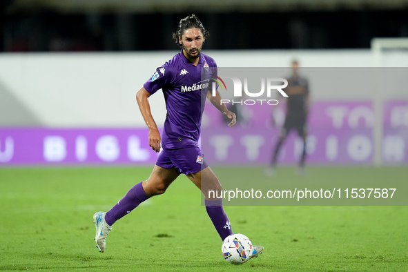 Yacine Adly of ACF Fiorentina during the Serie A Enilive match between ACF Fiorentina and AC Monza at Stadio Artemio Franchi on September 01...