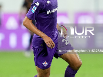 Yacine Adly of ACF Fiorentina during the Serie A Enilive match between ACF Fiorentina and AC Monza at Stadio Artemio Franchi on September 01...