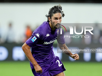 Yacine Adly of ACF Fiorentina during the Serie A Enilive match between ACF Fiorentina and AC Monza at Stadio Artemio Franchi on September 01...