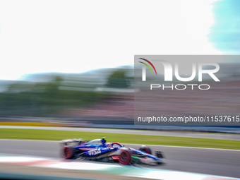 Yuki Tsunoda of Japan drives the (22) Visa Cash App RB Formula One Team VCARB 01 during the Race of the Formula 1 Pirelli Gran Premio d'Ital...