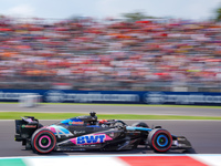 Esteban Ocon of France drives the (31) BWT Alpine F1 Team A524 during the Race of the Formula 1 Pirelli Gran Premio d'Italia 2024 in Monza,...