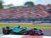 Fernando Alonso of Spain drives the (14) Aston Martin Aramco F1 Team AMR24 during the Race of the Formula 1 Pirelli Gran Premio d'Italia 202...