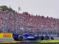 Alexander Albon of Thailand drives the (23) Williams Racing during the Race of the Formula 1 Pirelli Gran Premio d'Italia 2024 in Monza, Ita...