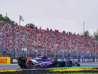 Pierre Gasly of France drives the (10) BWT Alpine F1 Team A524 during the Race of the Formula 1 Pirelli Gran Premio d'Italia 2024 in Monza,...