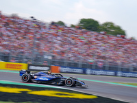 Franco Colapinto of Argentina drives the (43) Williams Racing during the Race of the Formula 1 Pirelli Gran Premio d'Italia 2024 in Monza, I...