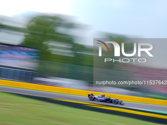 Pierre Gasly of France drives the (10) BWT Alpine F1 Team A524 during the Race of the Formula 1 Pirelli Gran Premio d'Italia 2024 in Monza,...