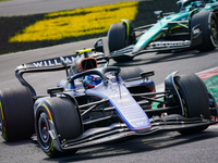 Franco Colapinto of Argentina drives the (43) Williams Racing during the Race of the Formula 1 Pirelli Gran Premio d'Italia 2024 in Monza, I...