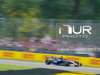 Alexander Albon of Thailand drives the (23) Williams Racing during the Race of the Formula 1 Pirelli Gran Premio d'Italia 2024 in Monza, Ita...