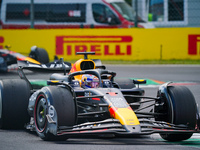 Max Verstappen of the Netherlands drives the Oracle Red Bull Racing RB20 during the Race of the Formula 1 Pirelli Gran Premio d'Italia 2024...