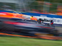 Max Verstappen of the Netherlands drives the Oracle Red Bull Racing RB20 during the Race of the Formula 1 Pirelli Gran Premio d'Italia 2024...