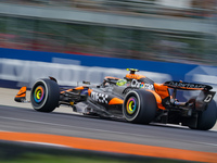 Lando Norris of the United Kingdom drives the (04) McLaren F1 Team MCL38 during the Race of the Formula 1 Pirelli Gran Premio d'Italia 2024...