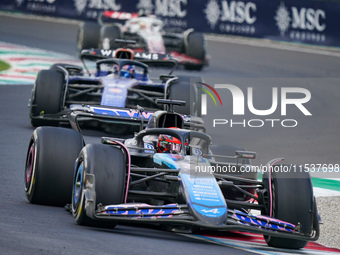 Esteban Ocon of France drives the (31) BWT Alpine F1 Team A524 during the Race of the Formula 1 Pirelli Gran Premio d'Italia 2024 in Monza,...