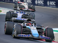 Esteban Ocon of France drives the (31) BWT Alpine F1 Team A524 during the Race of the Formula 1 Pirelli Gran Premio d'Italia 2024 in Monza,...