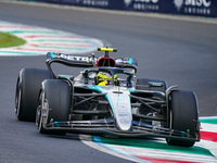 Lewis Hamilton of the United Kingdom drives the (44) Mercedes-AMG PETRONAS F1 Team W15 during the Race of the Formula 1 Pirelli Gran Premio...