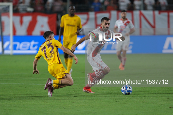 Lorenzo Amatucci of US Salernitana 1919 during the Italian Serie B soccer championship football match between Mantova Calcio 1911 and US Sal...