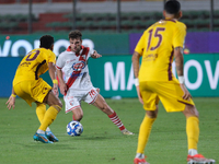 Francesco Ruocco of Mantova 1911 participates in the Italian Serie B soccer championship match between Mantova Calcio 1911 and US Salernitan...