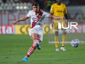 Fabrizio Brignani of Mantova 1911 during the Italian Serie B soccer championship match between Mantova Calcio 1911 and US Salernitana 1919 a...