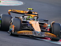 Lando Norris of the United Kingdom drives the (04) McLaren F1 Team MCL38 during the Race of the Formula 1 Pirelli Gran Premio d'Italia 2024...