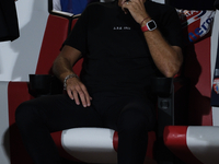 Davide Possanzini is the Head Coach of Mantova 1911 during the Italian Serie B soccer championship football match between Mantova Calcio 191...