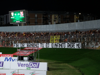 Supporters of US Salernitana 1919 during the Italian Serie B soccer championship football match between Mantova Calcio 1911 and US Salernita...