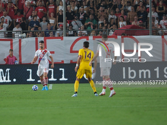 Fabrizio Brignani of Mantova 1911 during the Italian Serie B soccer championship match between Mantova Calcio 1911 and US Salernitana 1919 a...