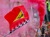 Tifosi Ferrari during the Race of the Formula 1 Pirelli Gran Premio d'Italia 2024 in Monza, Italy, on September 1, 2024. (