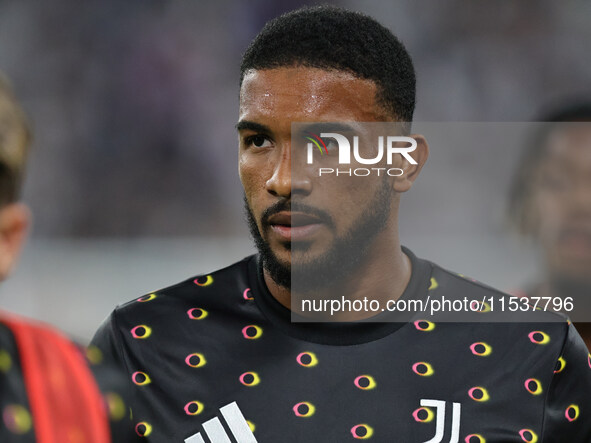 Bremer during the Serie A 2024-2025 match between Juventus and Roma in Turin, Italy, on September 1, 2024 