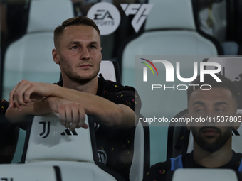 Teun Koopmeiners during the Serie A 2024-2025 match between Juventus and Roma in Turin, Italy, on September 1, 2024 (