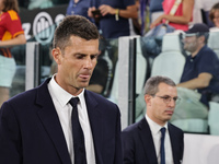 Thiago Motta during the Serie A 2024-2025 match between Juventus and Roma in Turin, Italy, on September 1, 2024 (