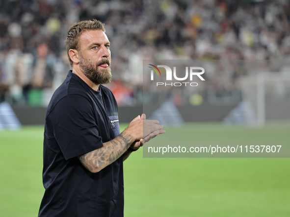 Daniele De Rossi during the Serie A 2024-2025 match between Juventus and Roma in Turin, Italy, on September 1, 2024 