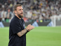 Daniele De Rossi during the Serie A 2024-2025 match between Juventus and Roma in Turin, Italy, on September 1, 2024 (