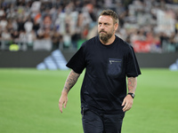 Daniele De Rossi during the Serie A 2024-2025 match between Juventus and Roma in Turin, Italy, on September 1, 2024 (