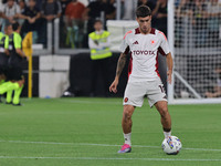 Matias Soule during the Serie A 2024-2025 match between Juventus and Roma in Turin, Italy, on September 1, 2024 (