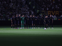 Juventus team during the Serie A 2024-2025 match between Juventus and Roma in Turin, Italy, on September 1, 2024 (