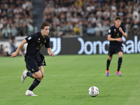 Kenan Yildiz during the Serie A 2024-2025 match between Juventus and Roma in Turin, Italy, on September 1, 2024 (