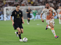 Kenan Yildiz during the Serie A 2024-2025 match between Juventus and Roma in Turin, Italy, on September 1, 2024 (