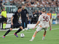 Nicolo Savona during the Serie A 2024-2025 match between Juventus and Roma in Turin, Italy, on September 1, 2024 (