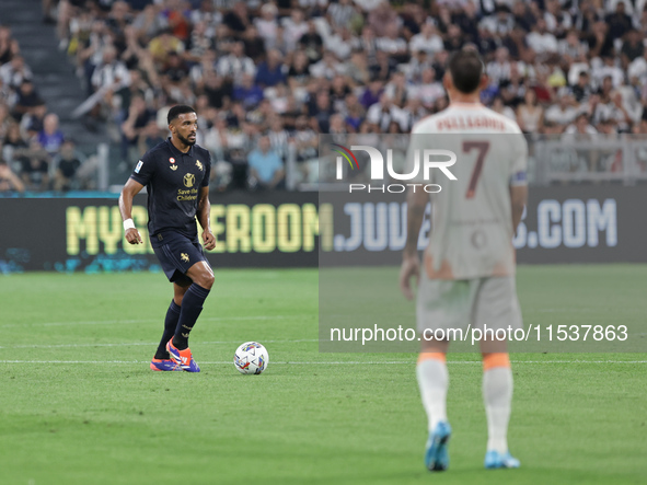 Bremer during the Serie A 2024-2025 match between Juventus and Roma in Turin, Italy, on September 1, 2024 