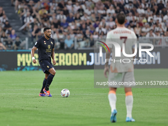 Bremer during the Serie A 2024-2025 match between Juventus and Roma in Turin, Italy, on September 1, 2024 (